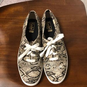 Snakeskin Keds sneakers